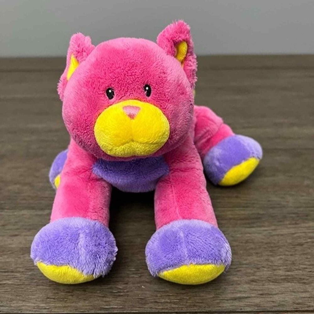 Baby Gund Tutti Frutti Pink & Purple Kitty Plush